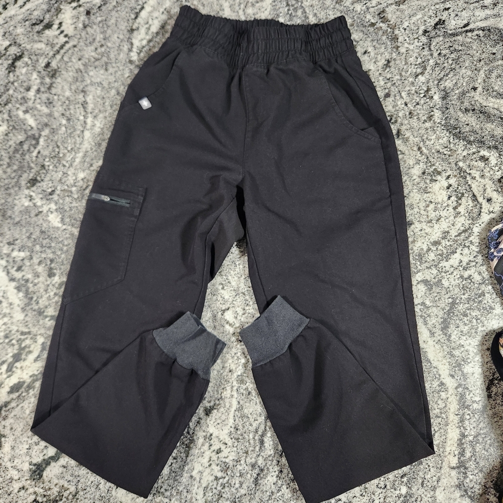 Figs Technical Collection Black Charcoal Jogger Pants Xxs